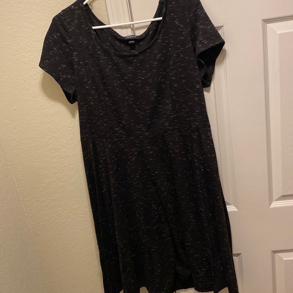 Torrid black and white dress